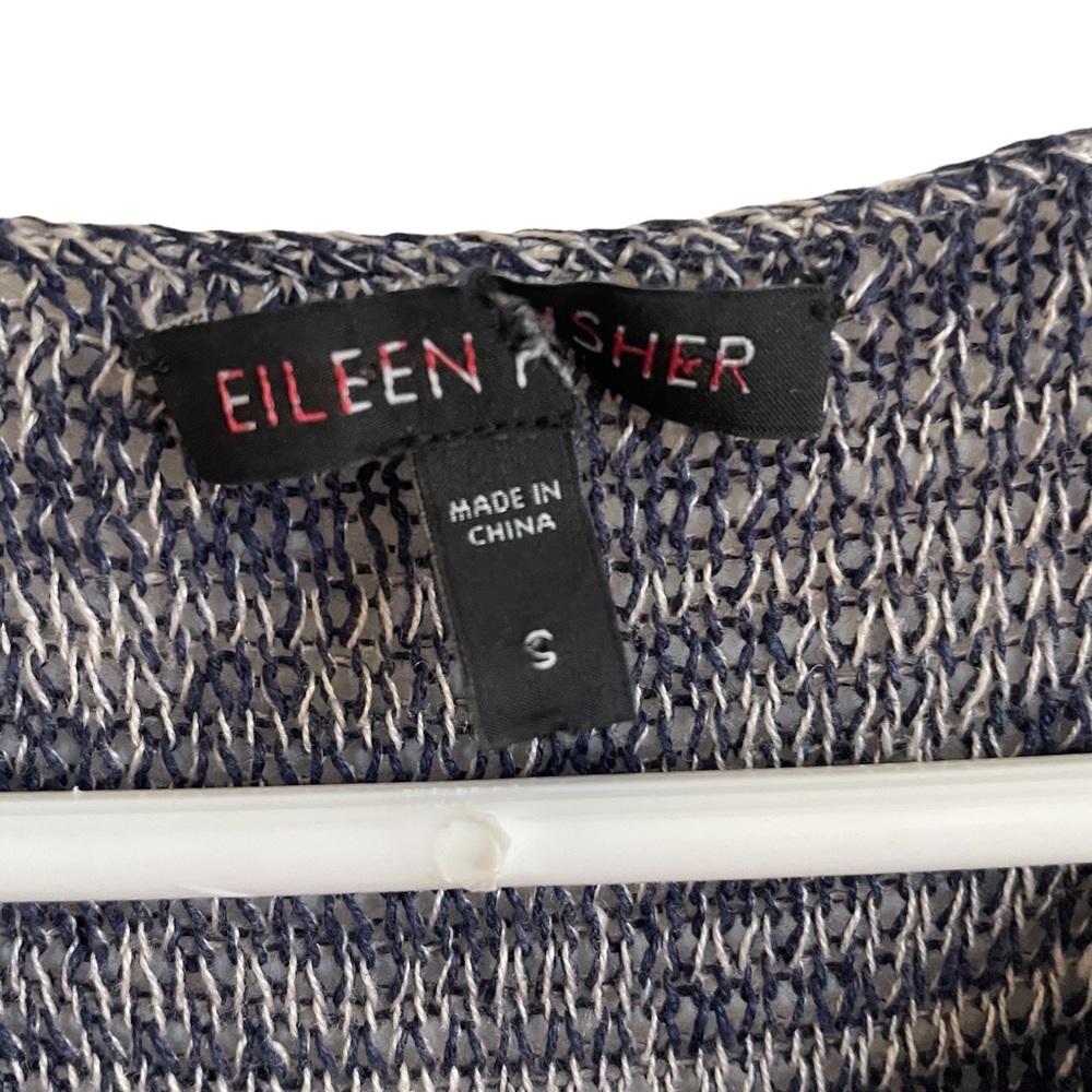 Eileen Fisher Organic Linen Knit Tank, Size S - Picture 4 of 6